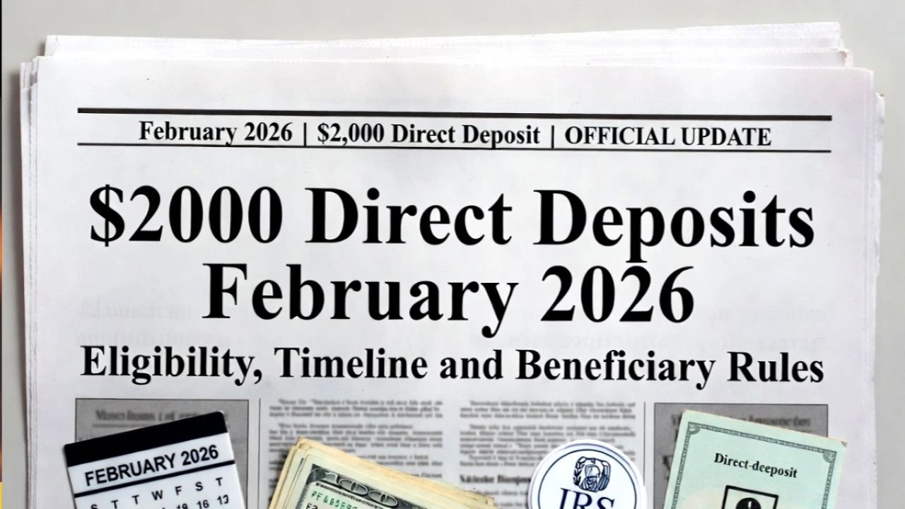 $2,000 Direct Deposits February 2026: Eligibility, Timeline, and Beneficiary Rules