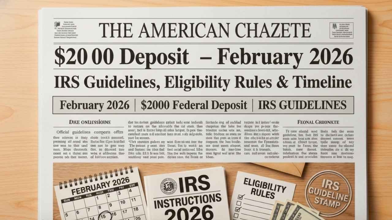 IRS $2000 Deposit February 2026: Eligibility Rules, Timeline, and How to Access Funds