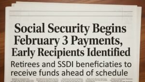 Social Security Begins February 3 Payments, Early Recipients Identified